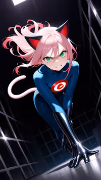 猫ヒーロー洗脳